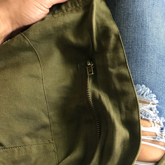 Last1-Olive Hooded Jacket- - Picture 6 of 6